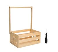 Panier en bois pour chambre d'enfant, placard, boîte de rangement pour vêtements, jouets, Noël, nouveau-nés, fêtes prénatales pour les nouveaux parents