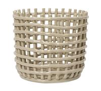 Ferm Living Panier tressé Ceramic Ø23.5 cm Cashmere