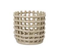 Ferm Living Panier tressé Ceramic Ø16 cm Cashmere