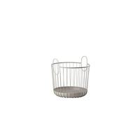 Panier en fer taupe