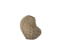 Panier en fibres naturelles beige, forme artistique - Bloomingville, Levis - 55x55x57 cm