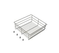 Panier en fils d'acier pour dressing Quartz - finition titane - module 600 mm EMUCA