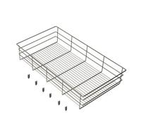 Panier en fils d'acier pour dressing Quartz - finition titane - module 900 mm EMUCA