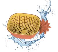 Panier en forme d'ananas - Panier à double drainage, design épais à deux couches | Panier à linge évidé pour fruits et légumes, vidange rapide, parfait pour une utilisation dans la cuisine, le