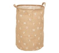 Atmosphera Panier en jute Alphabet pour enfant 49 cm Beige