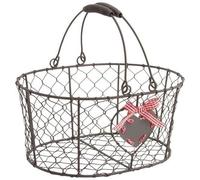 Panier en métal AUBRY GASPARD - Motif coeur