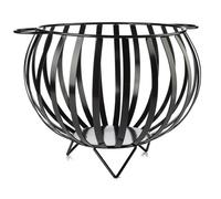 Panier en métal et bois 46 cm KULA LOFT