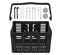 Panier En Métal Pour Vélo, Cintre Pliable, Sacoche De Cyclisme, Pochette De Transport, Étui Renforcé En Option