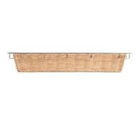 Panier en osier avec cadre en métal 1/1 GN 530 x 325 x 80 mm