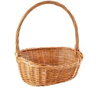 Panier en osier - Creative Home - Ovale - 37x30x37cm - Tissé à la main - Polyvalent et durable