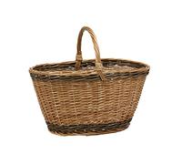 Panier en osier fabriqué en Espagne, idéal pour aller à la campagne pour cueillir des champignons, bolets ou cèpes grâce à sa grande capacité de stockage. (47×32×25 cm)