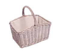 Panier en osier Lienbacher, gris, 46/43/33 cm