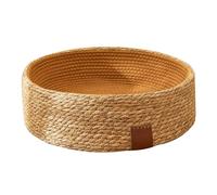 Lit Panier pour Chat - Lit Panier en Osier pour Chat | Lit pour Chat Tissé en Rotin Tissé, Lit pour Chien en Osier, Planche À Gratter pour Chat, Lit pour Chaton Confortable pour Gratter Les Lapins