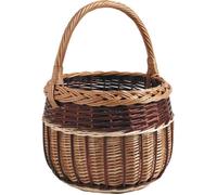 Panier en osier , panier de marché en osier 3 tons Aubry Gaspard Ø30 x 24-40
