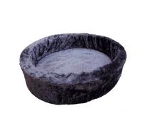 Panier en peluche pour chien Nobby Pet Gris 80 cm