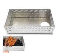 Panier en pierre chauffé extérieur - panier d'incendie à charbon en acier inoxydable - accessoires de piano, panier d'incendie portable pliable pour chauffage de dôme