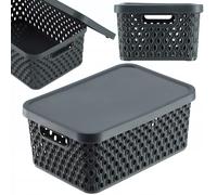 Panier en plastique KADAX avec couvercle