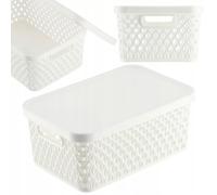 Panier en plastique KADAX avec couvercle