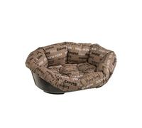 Ferplast Panier chien et chat SOFA' 6 – Corbeille plastique, coussin lavable, 73×55×27 cm
