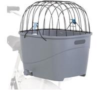 Panier En Plastique Pour Le Support Arrière, Avec Le Toit De Grille, 36x47x46cm, Gris, Sacs De Transport, Torns, Sacs, Sacs À Dos, Caisses, Sacs, Cages, Chiens, Nouvelles