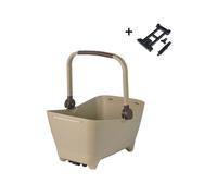 Panier en plastique pour transporter les chiens à vélo avec une plaque BUDDY 32L