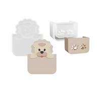 Panier en silicone en forme d'animal vide pour travaux manuels, fabrication de savon recyclable, outil de fabrication de bijoux de qualité supérieure, moulage non mortel pour l'artisanat