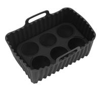 Panier en Silicone pour Friteuse sans Huile,Accessoires de Cuisson de Remplacement pour Friteuse à Air - Accessoire Antiadhésif pour Micro-ondes Congélateur Plats Rôtis Cuisine Appartement Pizza