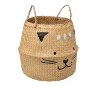 Panier enfant chat ""Pipo"" D35cm beige - Atmosphera createur d'interieur