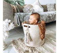 Panier Enfant En Coton Leaf Natural Naturel TU
