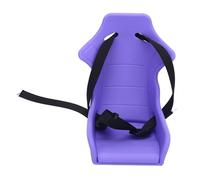 Panier Enfant en Plastique pour poupée, siège vélo Pliable Avant réglable, Jaune - Accessoire Universel pour vélo Enfant, Support Stable et léger, pour Balade et Jeux (Violet)