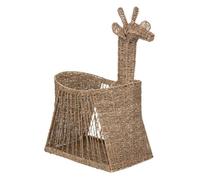 Panier enfant girafe jacinthe d'eau tressée H79cm - Atmosphera createur d'interieur