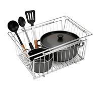 Panier Extérieur Organisateur de Rangement Pliable en Acier Inoxydable