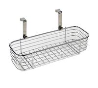 Panier filaire en métal à suspendre - Argent - 28 cm X 9.5 cm X 6.5 cm - ASTUCEO