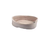- Panier Filou avec intérieur doux pour chien et chat - Ecru - Long 60 cm