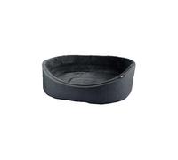 Love Story - Panier Filou avec intérieur doux pour chien et chat - Gris anthracite - Long 60 cm Gris anthracite
