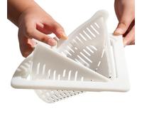 Panier Filtrant Magnétique pour Évier | Filtre Alimentaire Triangle Anti-Engorgement - Filtre de Drain d'Écoinçon | pour Maison, Appartement, Ferme, Café et Restaurant