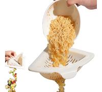 Panier Filtrant Magnétique pour Évier - Filtre Alimentaire Triangle Anti-Engorgement | Passoire Triangulaire pour Évier de Cuisine | pour Cuisine Maison Appartement Café Restaurant