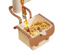 Panier filtrant multifonction anti-bourrage avec couvercle inférieur rabattable pour fruits, pâtes et cuisine