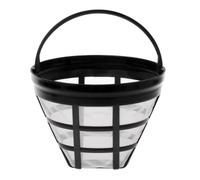 Panier filtrant réutilisable pour machines à café de 8 à 12 tasses | Filtre à café permanent en forme de cône avec maille en acier inoxydable robuste pour un parfum plus complet et un nettoyage