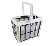 Panier filtrant ultra fin compatible avec nettoyeur de piscine Dolphin avec cadre en plastique ABS pour une capture efficace du sable fin, des feuilles et d'autres débris de piscine (9991457-R1)