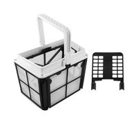 Panier filtrant ultra fin pour nettoyeur de piscine Dolphin S50, S100, Active 10, T15 - Piège à débris à mailles fines compatible avec les modèles robotiques de nettoyeur de piscine - Construction en