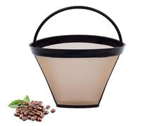 Panier filtre à café conique réutilisable #4 pour cafetières Ninja et Cuisinart Accessoires de café - 1 lot de remplacement permanent pour cafetières Ninja et Cuisinart