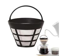 Panier Filtre À Café Permanent Réutilisable Et Lavable, Panier À Mailles | Filtre À Café En Maille, Panier À Mailles Fines Lavable Pour Cafetière, Universel Sans Compatible Avec