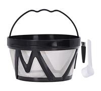 Panier filtre à café réutilisable, passoire à café rechargeable en maille d'acier inoxydable pour brasseurs K DUO K DUO Essentials, matériau PP noir 85x64x109mm