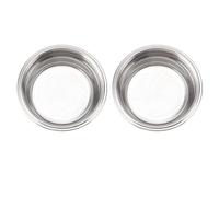 Panier Filtre Café 58mm Inox Double Couche, Capacité 2 Tasses - Résistant, Facile à Nettoyer, Pour Machine Expresso Domestique