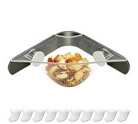 Panier filtre d'évier - Tamis triangulaires pour évacuation de cuisine | | Étagère de rangement d'angle récupérateur de déchets alimentaires Porte-éponge Support Organisateur de sac en filet pour le
