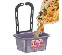 Panier Filtre Pour Évier, Attrape-Déchets Suspendu pour Angle d'Évier et Déchets Alimentaires, Récipient Multiusage pour Riz Fruits Viande Savon dans Appartement et Salle de Bains