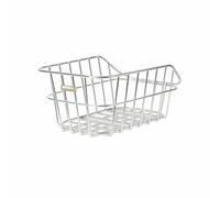 Panier fixe arrière Basil cento aluminium Blanc
