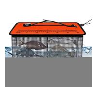 Panier Flottant pour Poissons,Panier À Poissons Portable Réfléchissant | Cage de Grande Capacité pour Vivants Pêchés en Eau Douce ou Salée