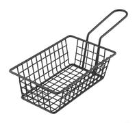 Panier Frites Portable Restaurant Bar Panier Frites Portable(4#) | Acier inoxydable, portable, anti-rouille, pour restaurants, bars et extérieur